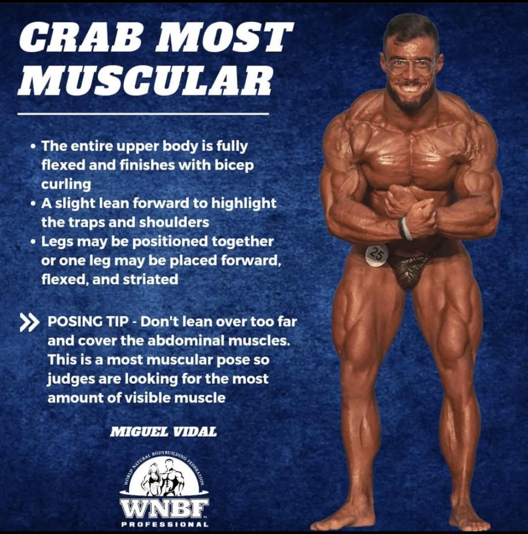 most muscular pose